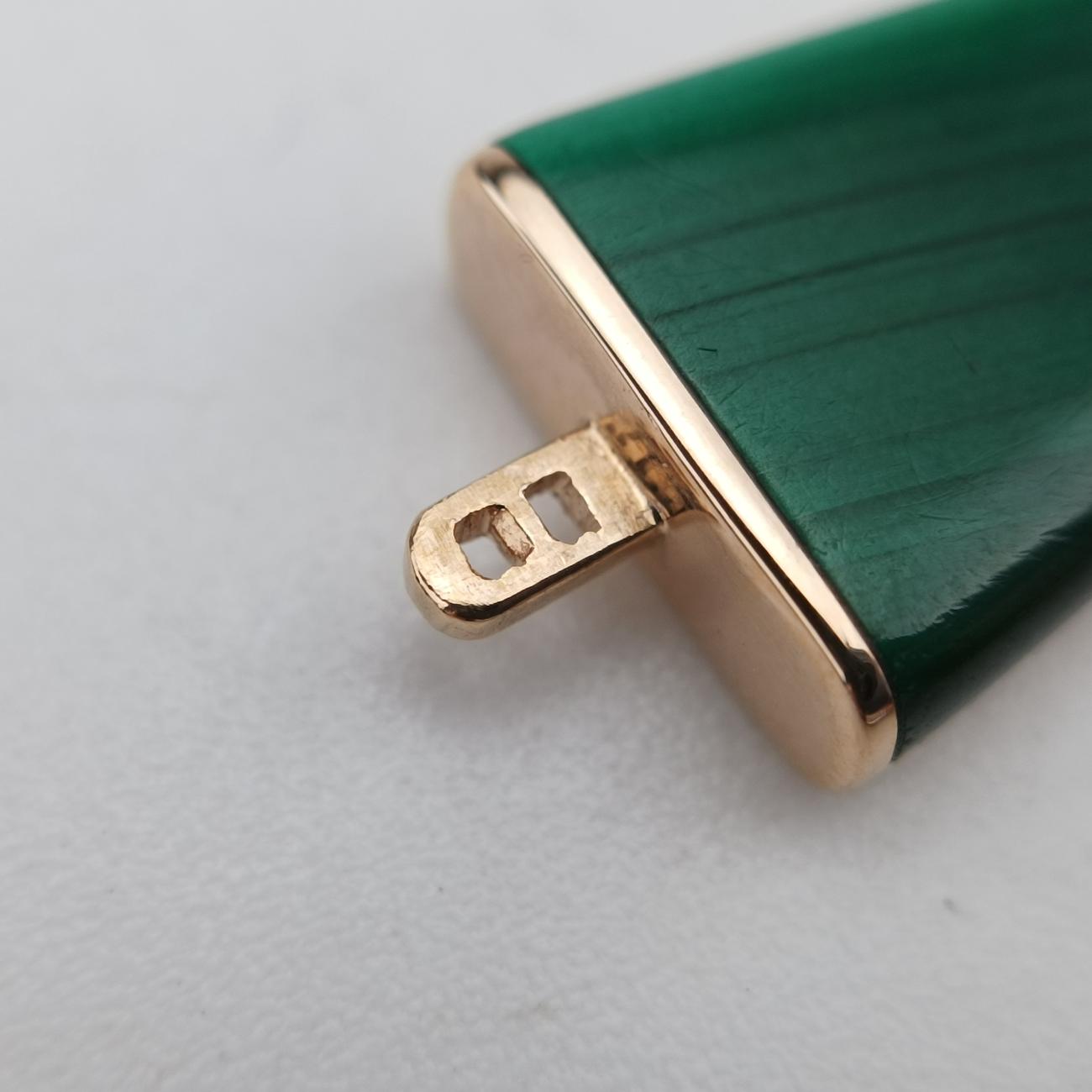 Gelati Malachite DiamondGreen×goldenAU750354744N6P9LLマラカイト ジェラーティ ダイヤモンドグリーン×ゴールドAU750354744N6P9LL