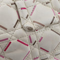 Miss Dior New Rock Cannage StitchWhitelambskin15-BO-0151ミス ディオール ニューロック カナージュ ステッチホワイトラムスキン15-BO-0151