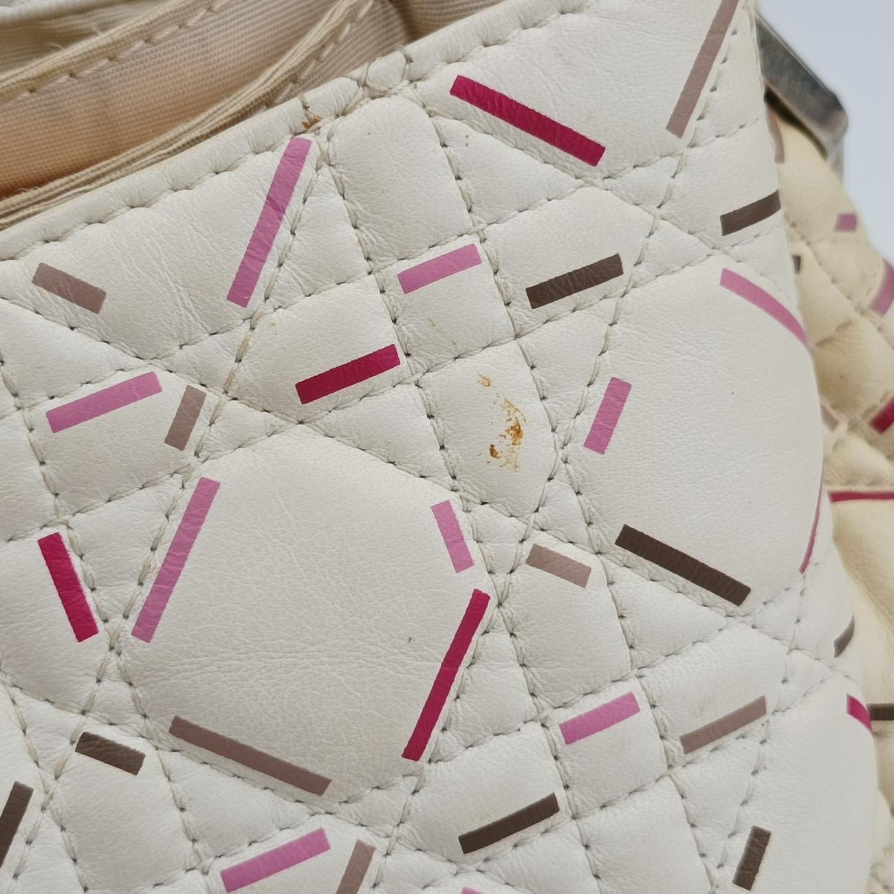 Miss Dior New Rock Cannage StitchWhitelambskin15-BO-0151ミス ディオール ニューロック カナージュ ステッチホワイトラムスキン15-BO-0151