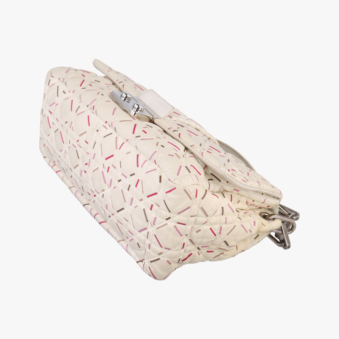 Miss Dior New Rock Cannage StitchWhitelambskin15-BO-0151ミス ディオール ニューロック カナージュ ステッチホワイトラムスキン15-BO-0151