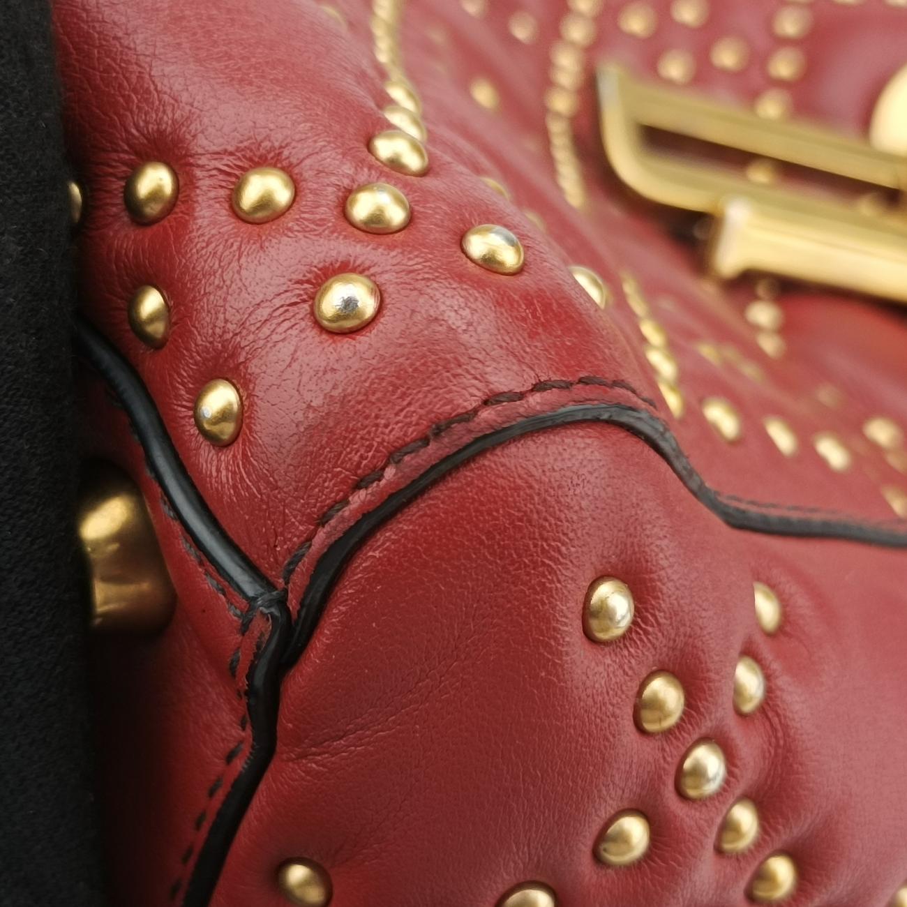 Lady DiorRedLeather01-BO-1117レディディオールレッドレザー01-BO-1117