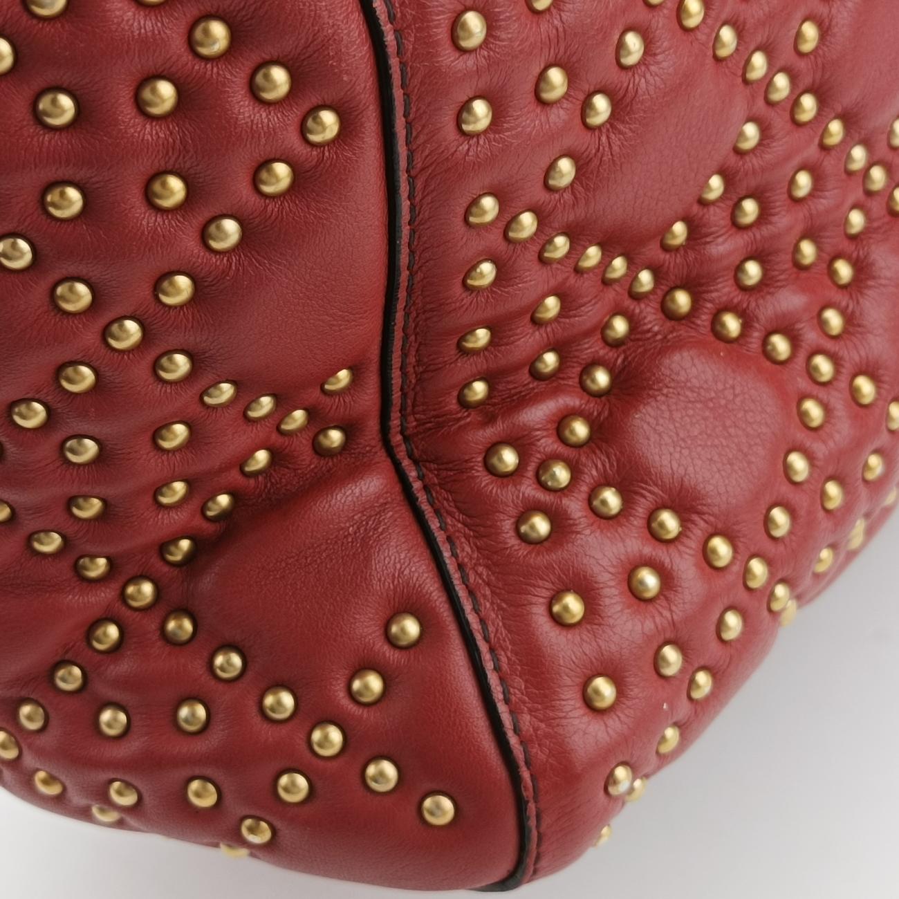 Lady DiorRedLeather01-BO-1117レディディオールレッドレザー01-BO-1117