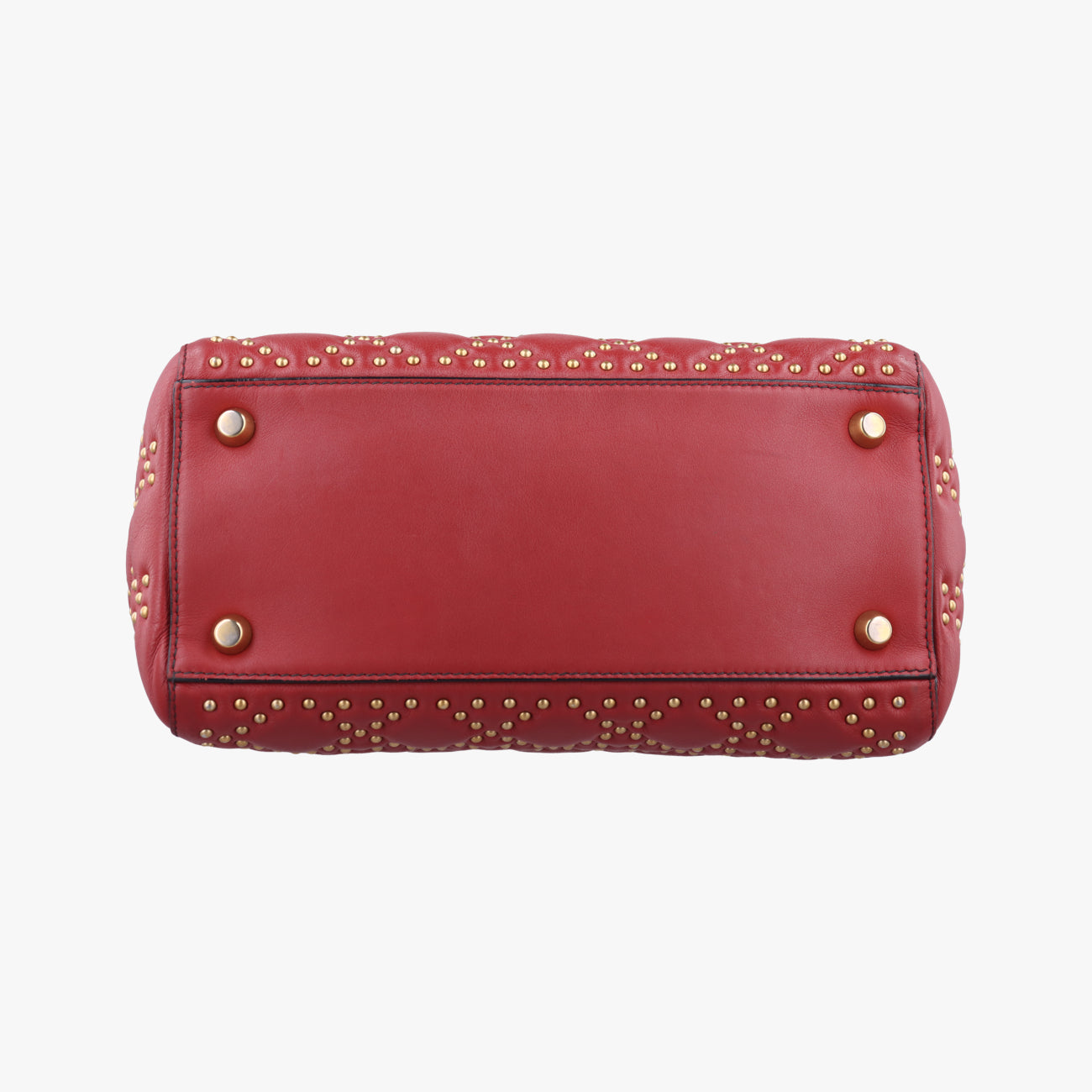 Lady DiorRedLeather01-BO-1117レディディオールレッドレザー01-BO-1117