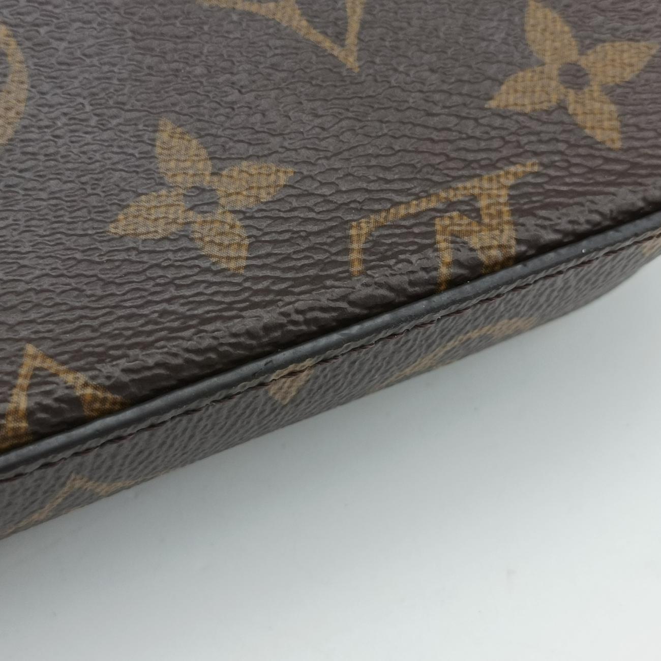 Multi Pochette FeLICIEBrown×KHAKIMonogram CanvasM80091ICチップミュルティ ポシェット フェリシーモノグラム/ブラウン系×カーキモノグラムキャンバスM80091ICチップ