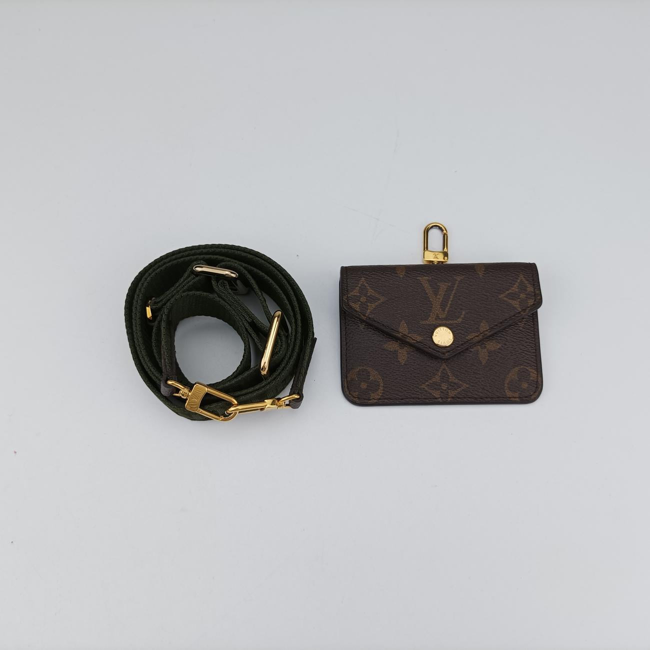 Multi Pochette FeLICIEBrown×KHAKIMonogram CanvasM80091ICチップミュルティ ポシェット フェリシーモノグラム/ブラウン系×カーキモノグラムキャンバスM80091ICチップ