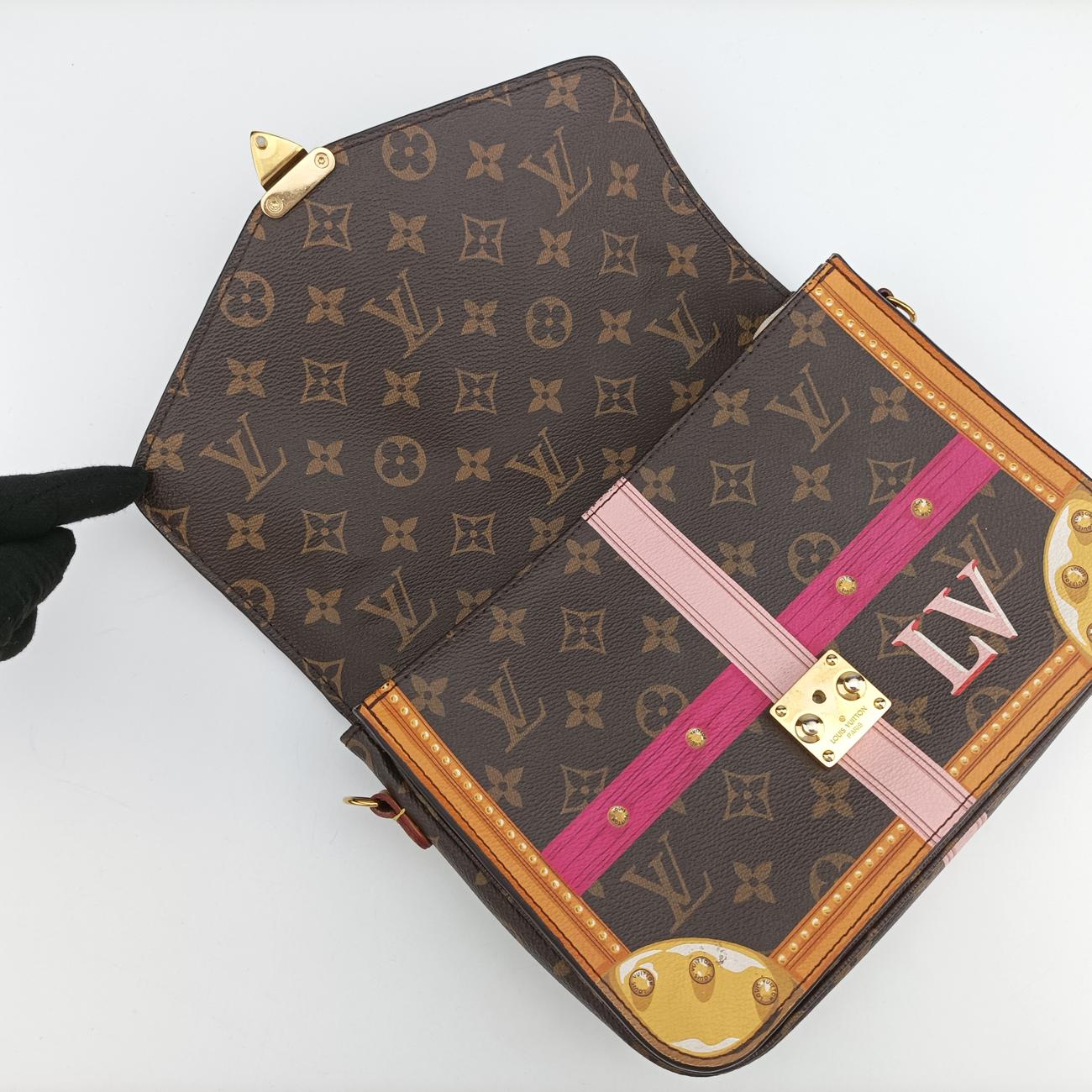 Summer Trunk Pochette MeTISbrown×multiMonogram CanvasM43628DR2148サマートランク ポシェット メティスモノグラム/ブラウン系×マルチモノグラムキャンバスM43628DR2148