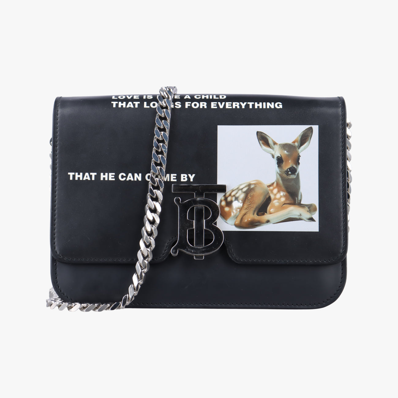 Deer Print Small Tb BambiMulticolourLeatherBMPP0L1298鹿プリントスモールTBバンビマルチカラーレザーBMPP0L1298
