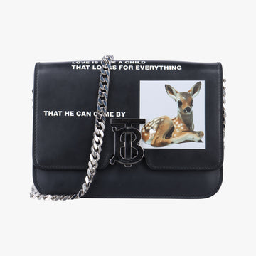 Deer Print Small Tb BambiMulticolourLeatherBMPP0L1298鹿プリントスモールTBバンビマルチカラーレザーBMPP0L1298