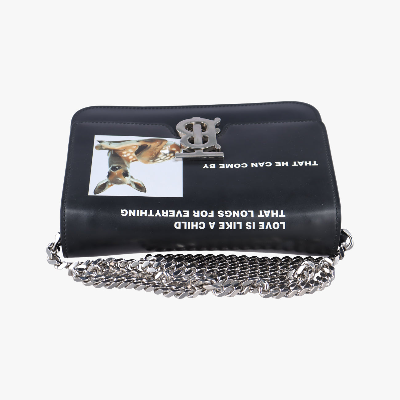Deer Print Small Tb BambiMulticolourLeatherBMPP0L1298鹿プリントスモールTBバンビマルチカラーレザーBMPP0L1298