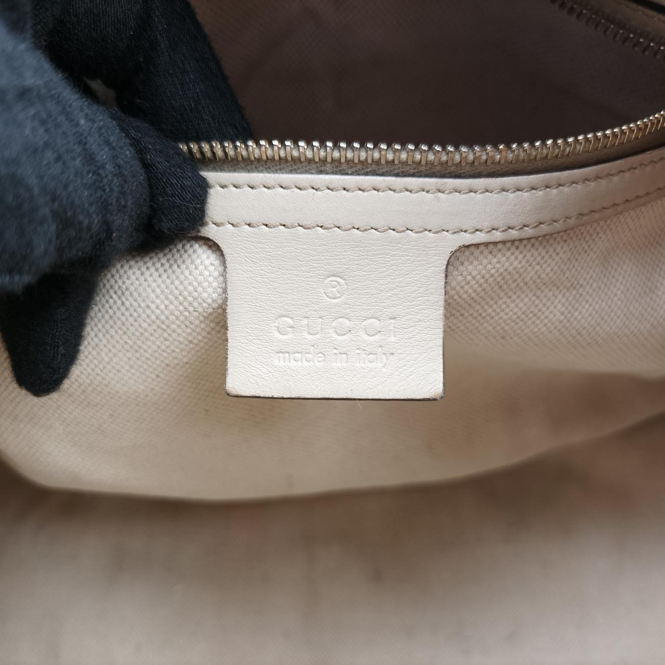 Microguccissima JoyWhiteLeather322231B014890435マイクログッチシマホワイトレザー322231B014890435