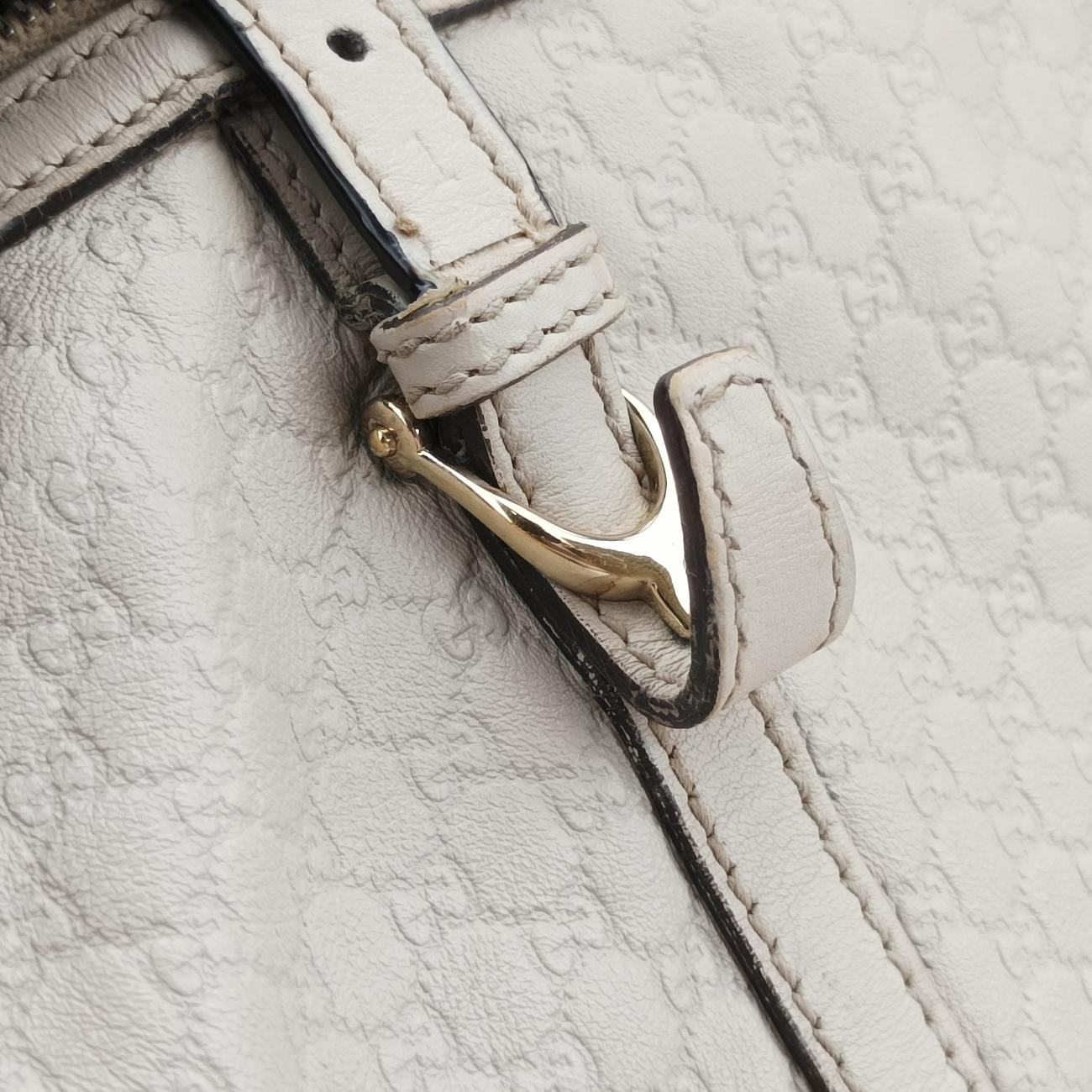 Microguccissima JoyWhiteLeather322231B014890435マイクログッチシマホワイトレザー322231B014890435