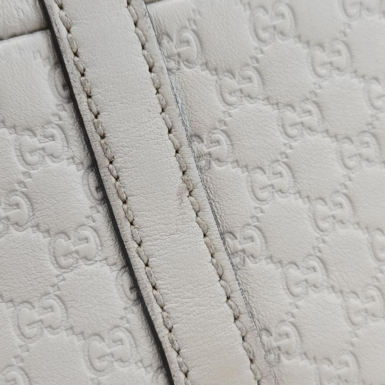Microguccissima JoyWhiteLeather322231B014890435マイクログッチシマホワイトレザー322231B014890435