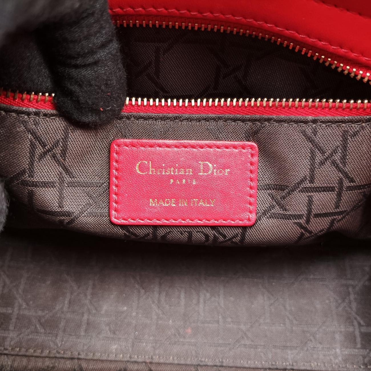 Lady DiorRedlambskin29-MA-0157レディディオールレッドラムスキン29-MA-0157