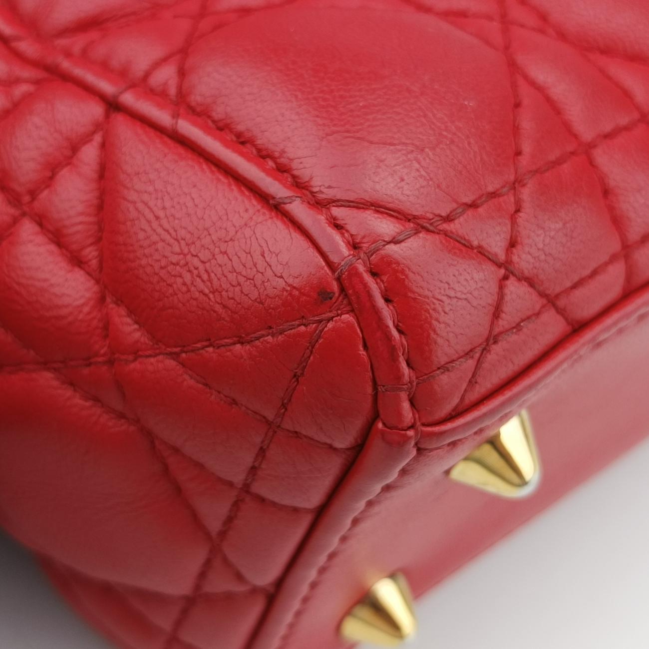 Lady DiorRedlambskin29-MA-0157レディディオールレッドラムスキン29-MA-0157