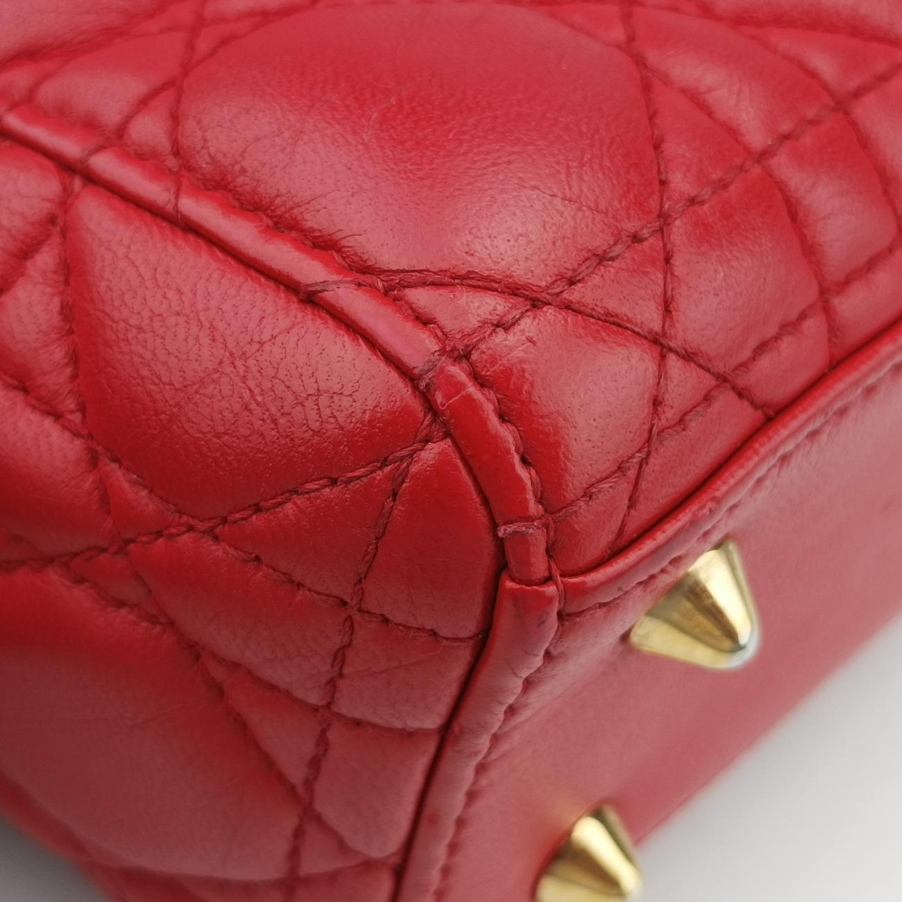 Lady DiorRedlambskin29-MA-0157レディディオールレッドラムスキン29-MA-0157