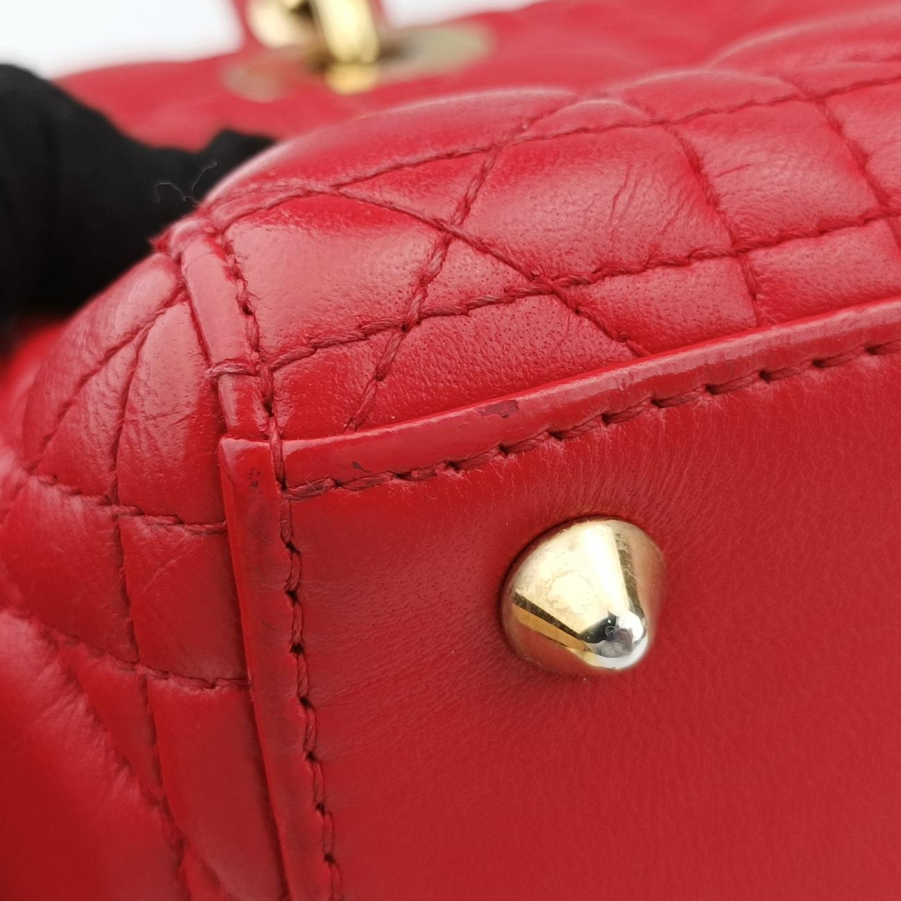 Lady DiorRedlambskin29-MA-0157レディディオールレッドラムスキン29-MA-0157