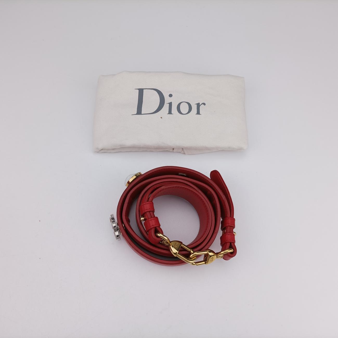 Lady DiorRedlambskin29-MA-0157レディディオールレッドラムスキン29-MA-0157