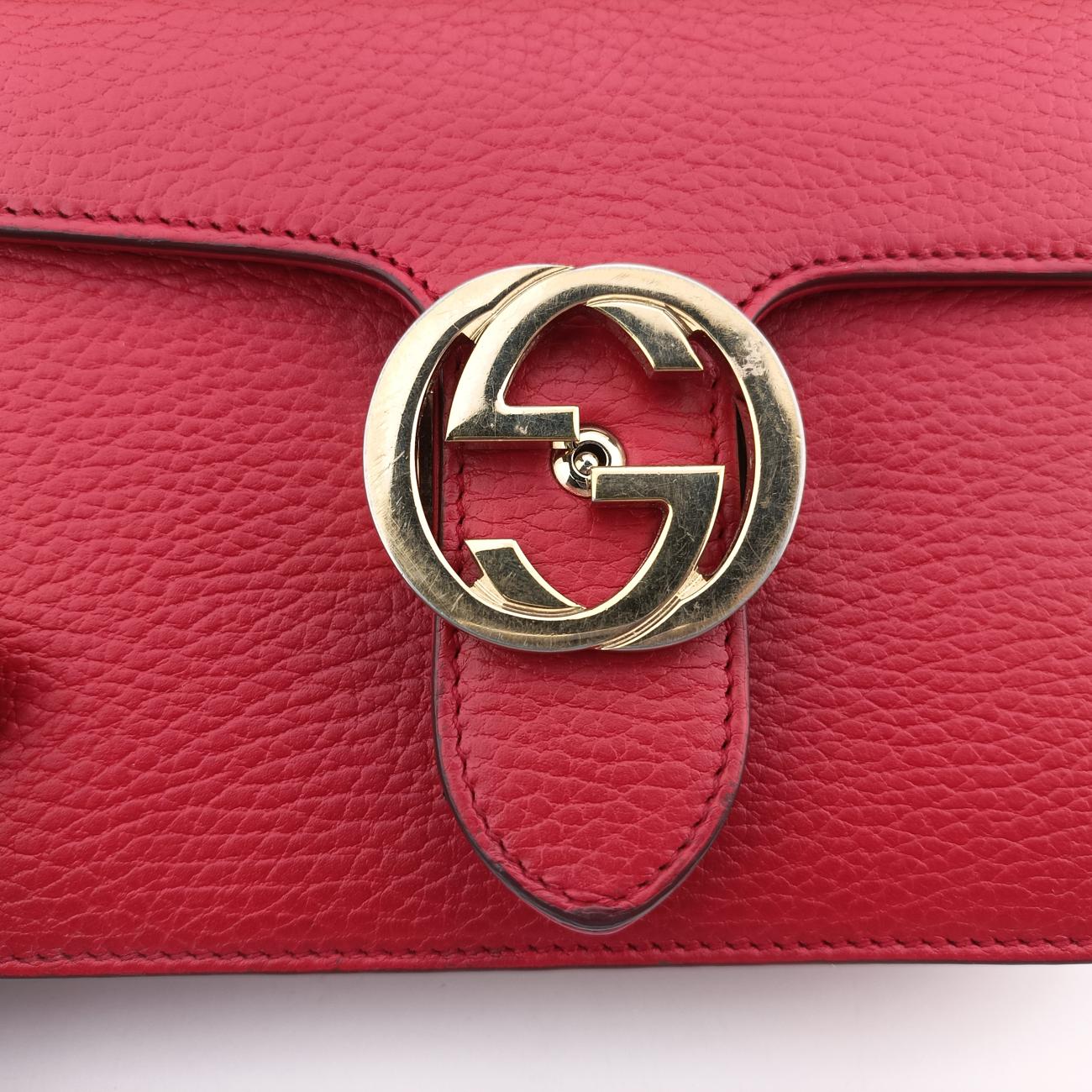 Interlocking GRedLeather510304C028148876インターロッキングGレッドレザー510304C028148876
