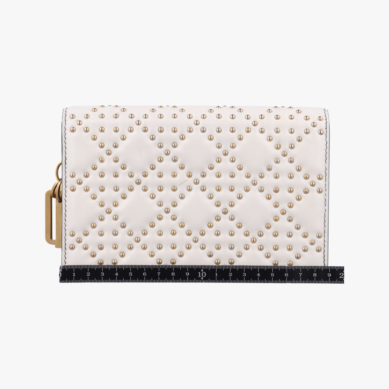 STUDDED CANNAGE LADYWhiteLeather12-MA-0117スタッズ カナージュホワイトレザー12-MA-0117