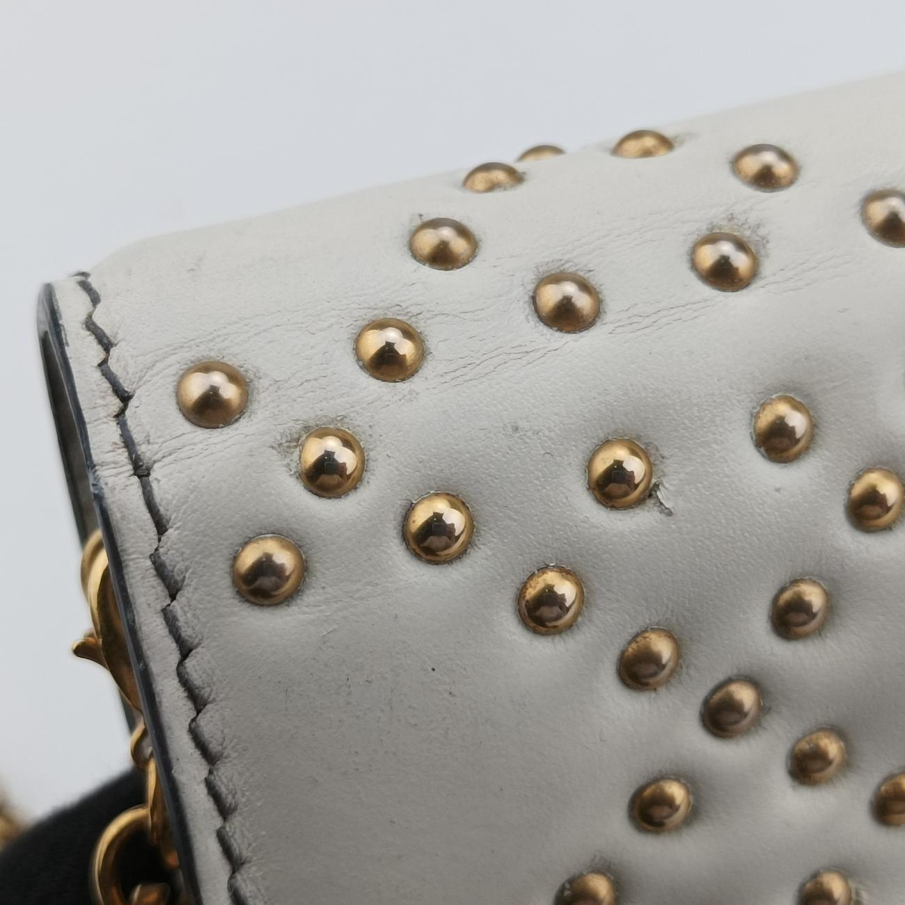 STUDDED CANNAGE LADYWhiteLeather12-MA-0117スタッズ カナージュホワイトレザー12-MA-0117