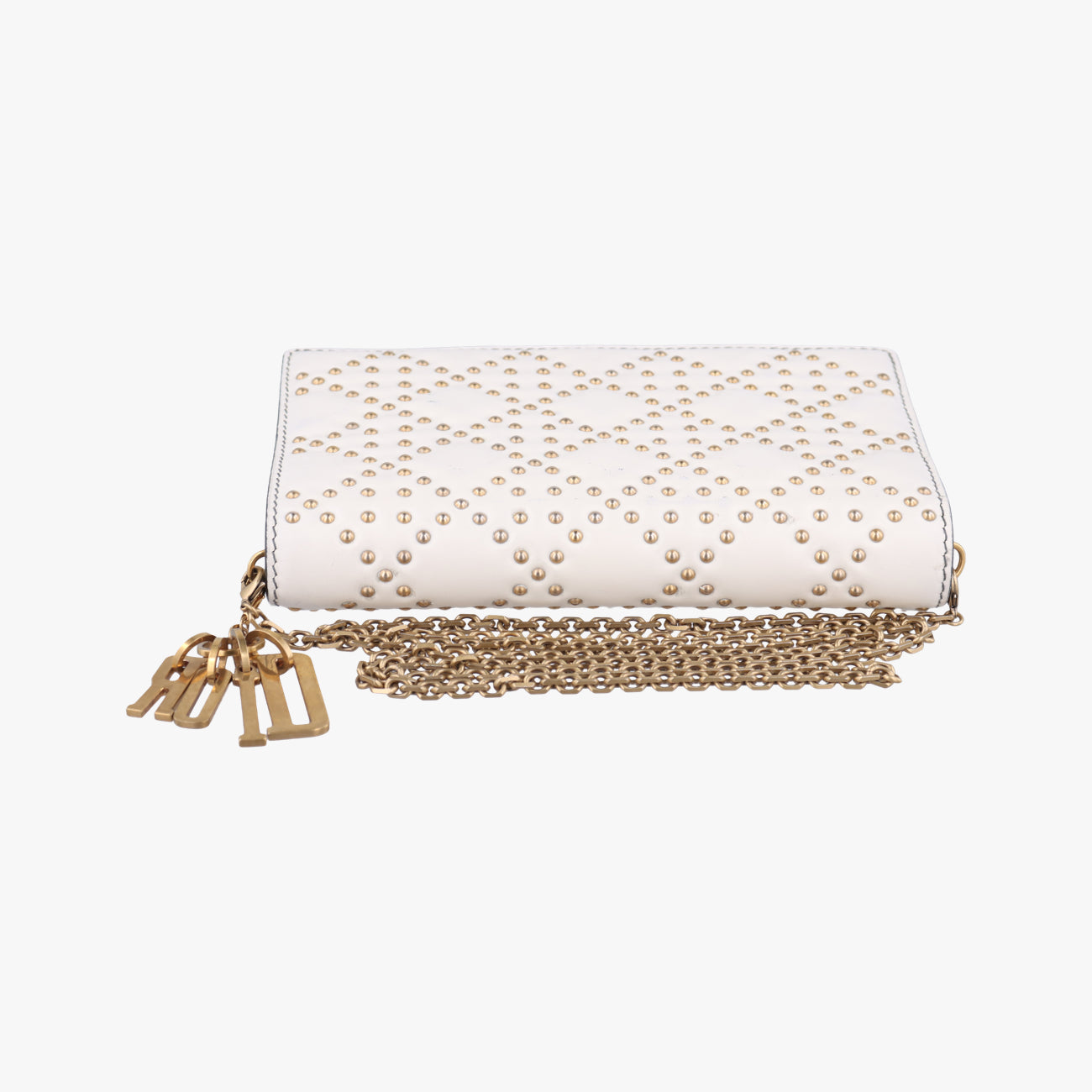 STUDDED CANNAGE LADYWhiteLeather12-MA-0117スタッズ カナージュホワイトレザー12-MA-0117