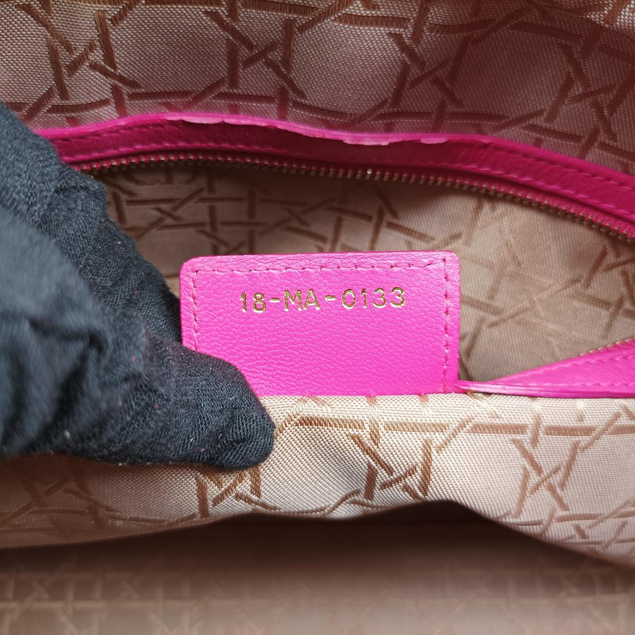 Lady DiorRoselambskin18-MA-0133レディディオールローズ レッドラムスキン18-MA-0133