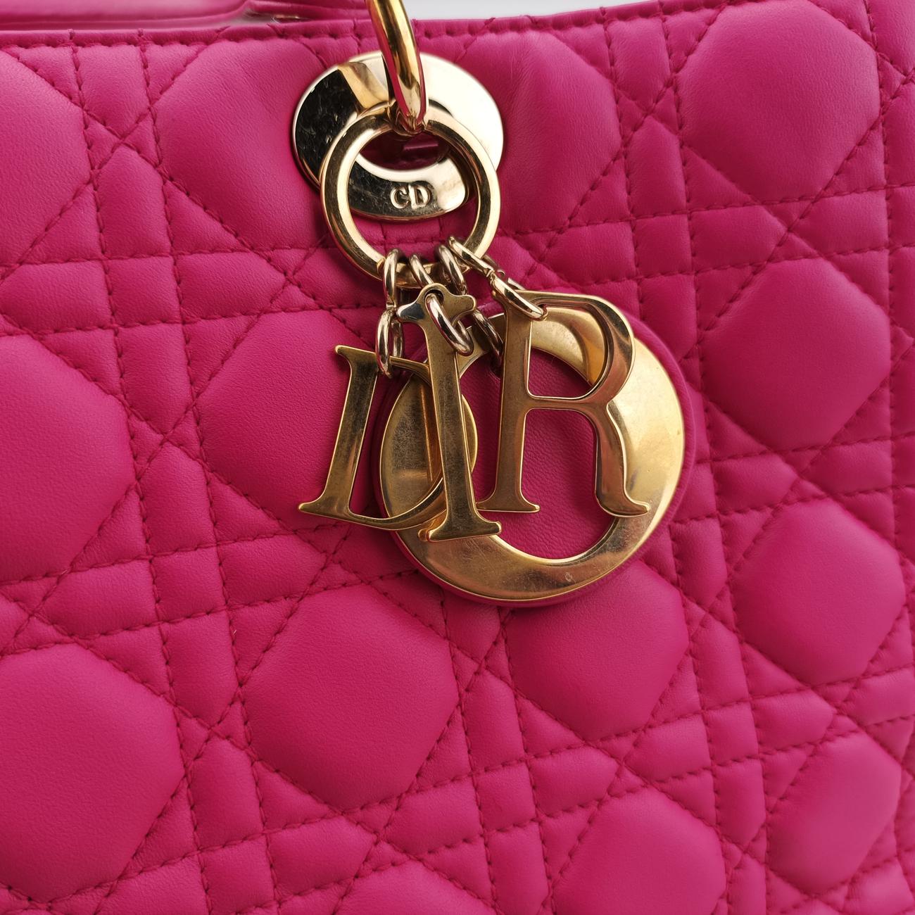 Lady DiorRoselambskin18-MA-0133レディディオールローズ レッドラムスキン18-MA-0133