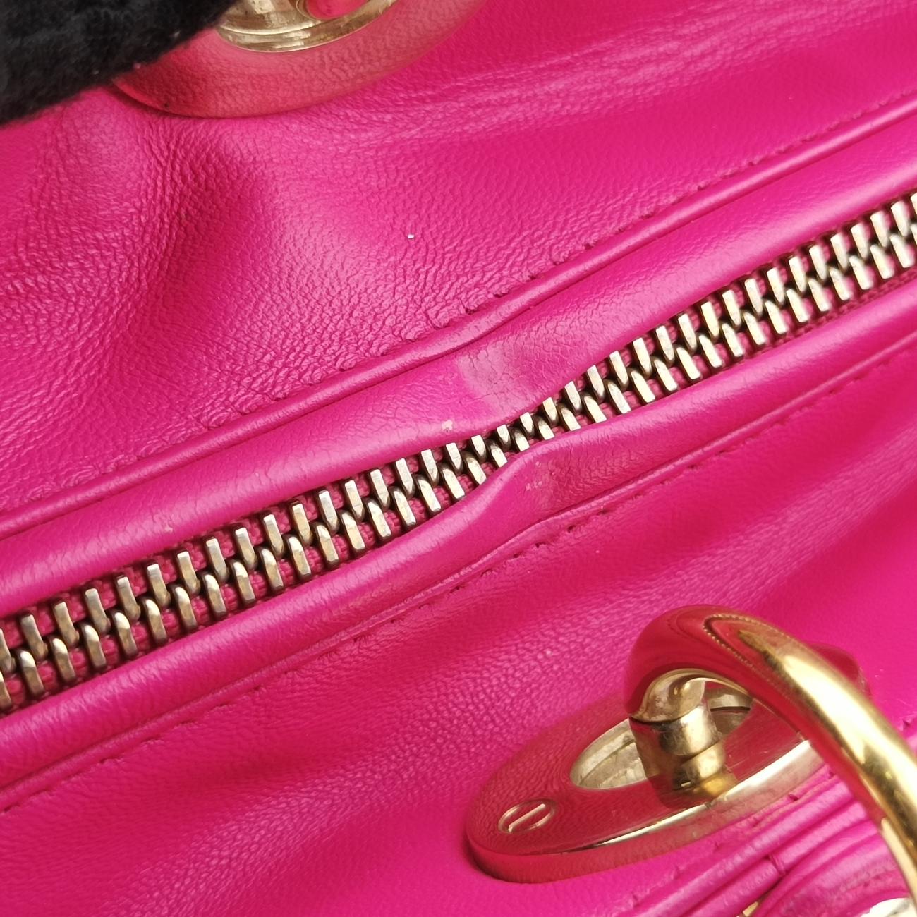 Lady DiorRoselambskin18-MA-0133レディディオールローズ レッドラムスキン18-MA-0133