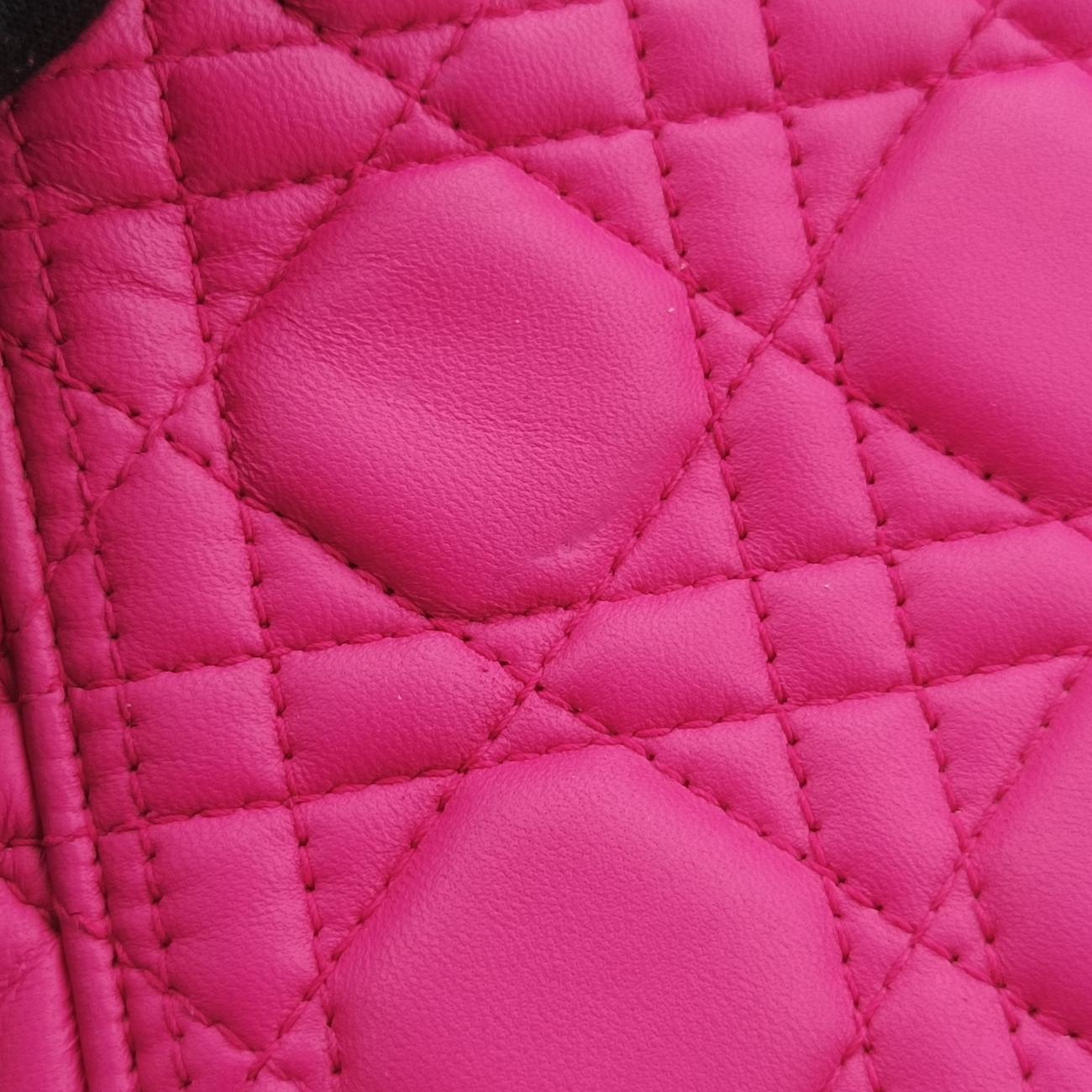 Lady DiorRoselambskin18-MA-0133レディディオールローズ レッドラムスキン18-MA-0133