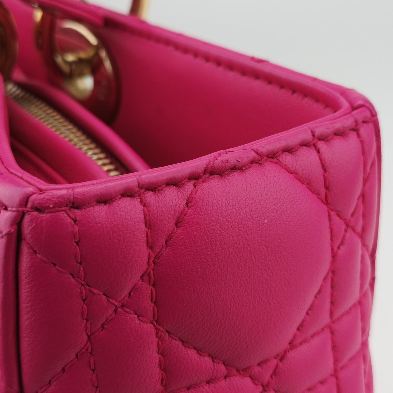 Lady DiorRoselambskin18-MA-0133レディディオールローズ レッドラムスキン18-MA-0133