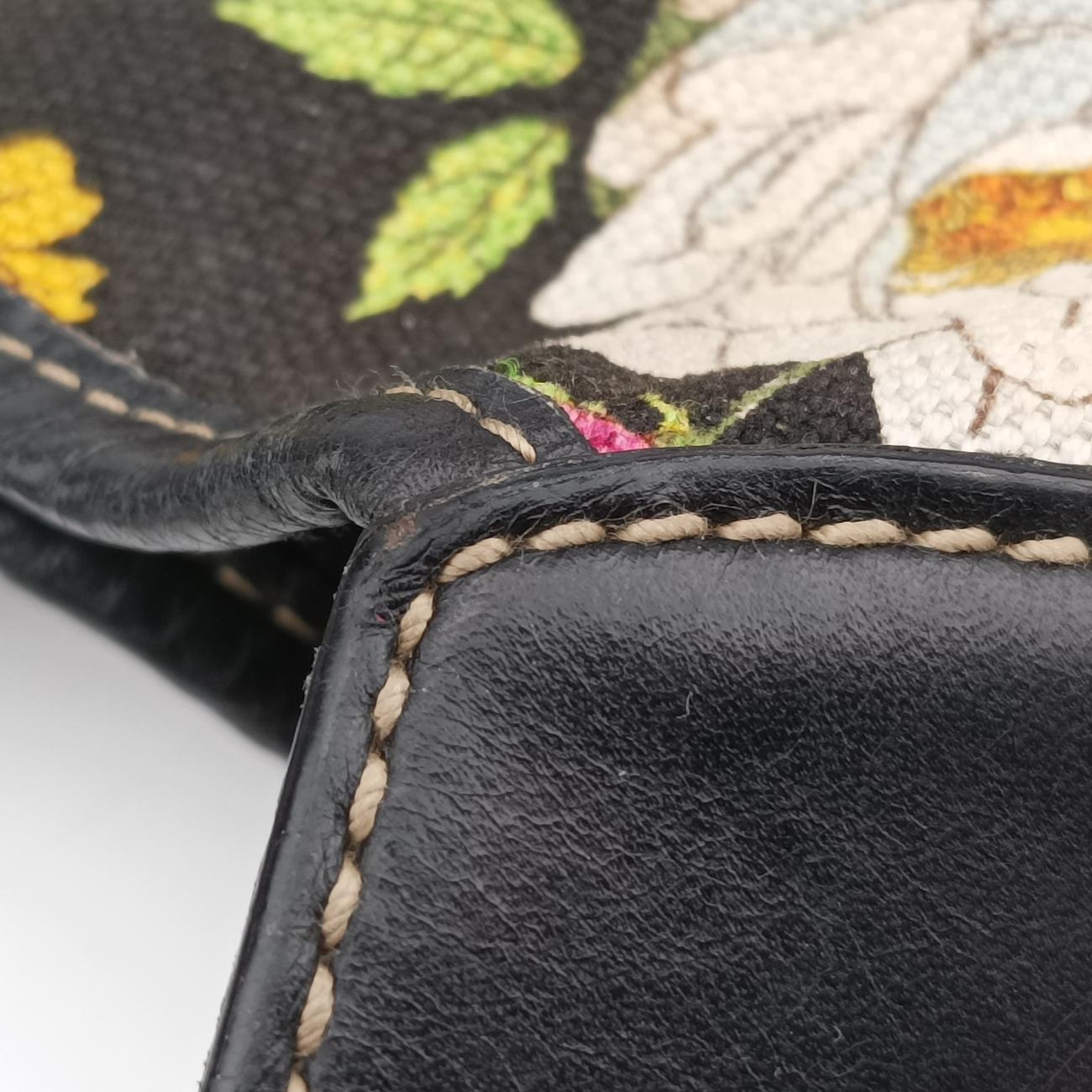 Jackie O Hobo Bouvier FloralBlackfabric153029フローラ ジャッキー オ ホーボーブラックファブリック153029
