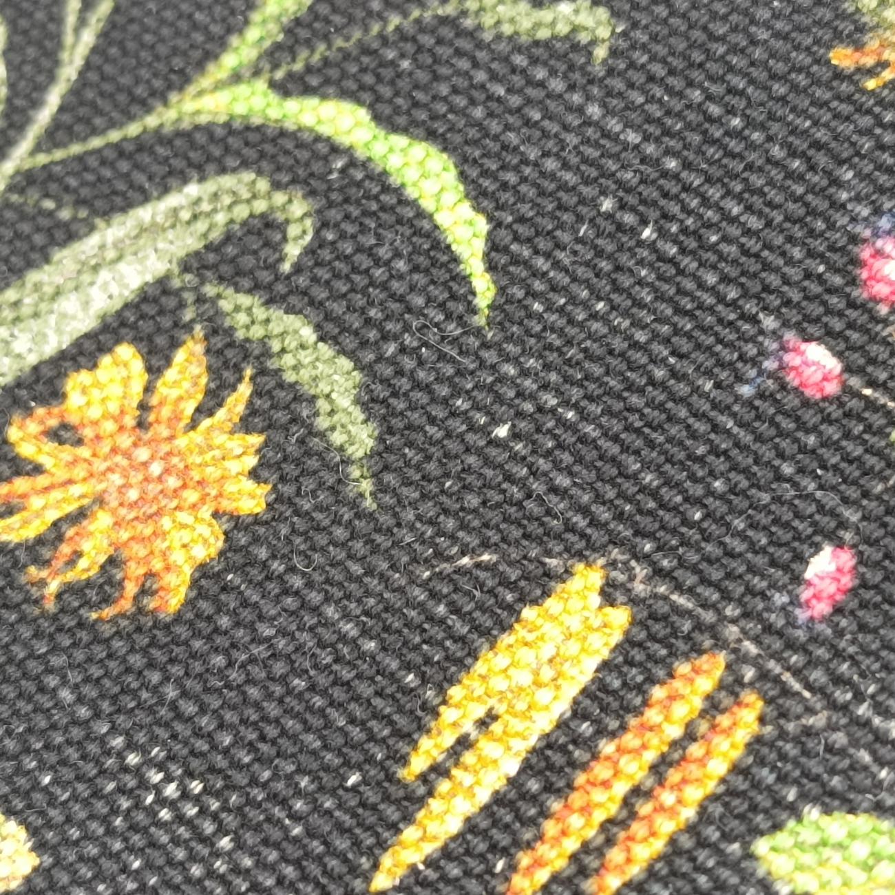 Jackie O Hobo Bouvier FloralBlackfabric153029フローラ ジャッキー オ ホーボーブラックファブリック153029