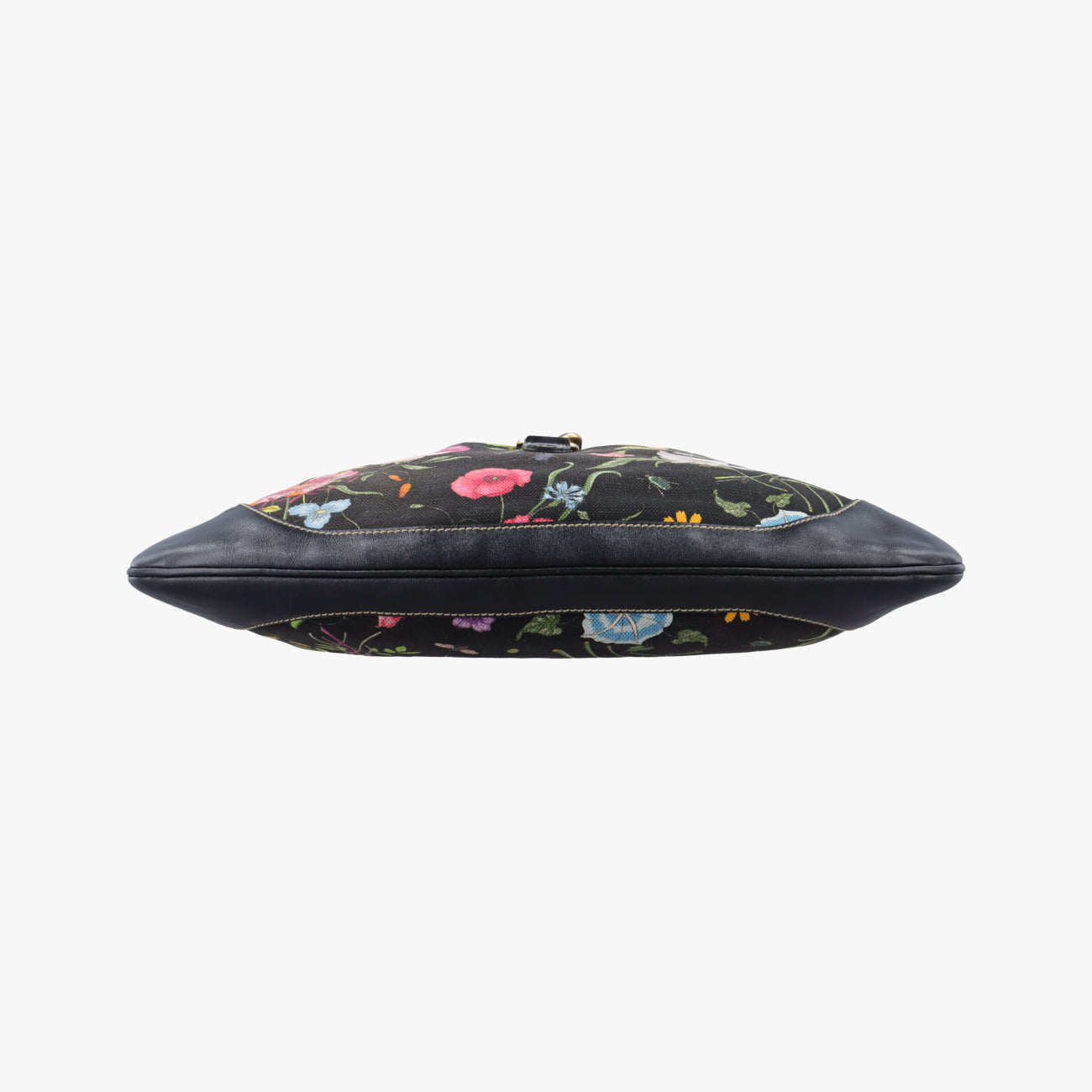 Jackie O Hobo Bouvier FloralBlackfabric153029フローラ ジャッキー オ ホーボーブラックファブリック153029
