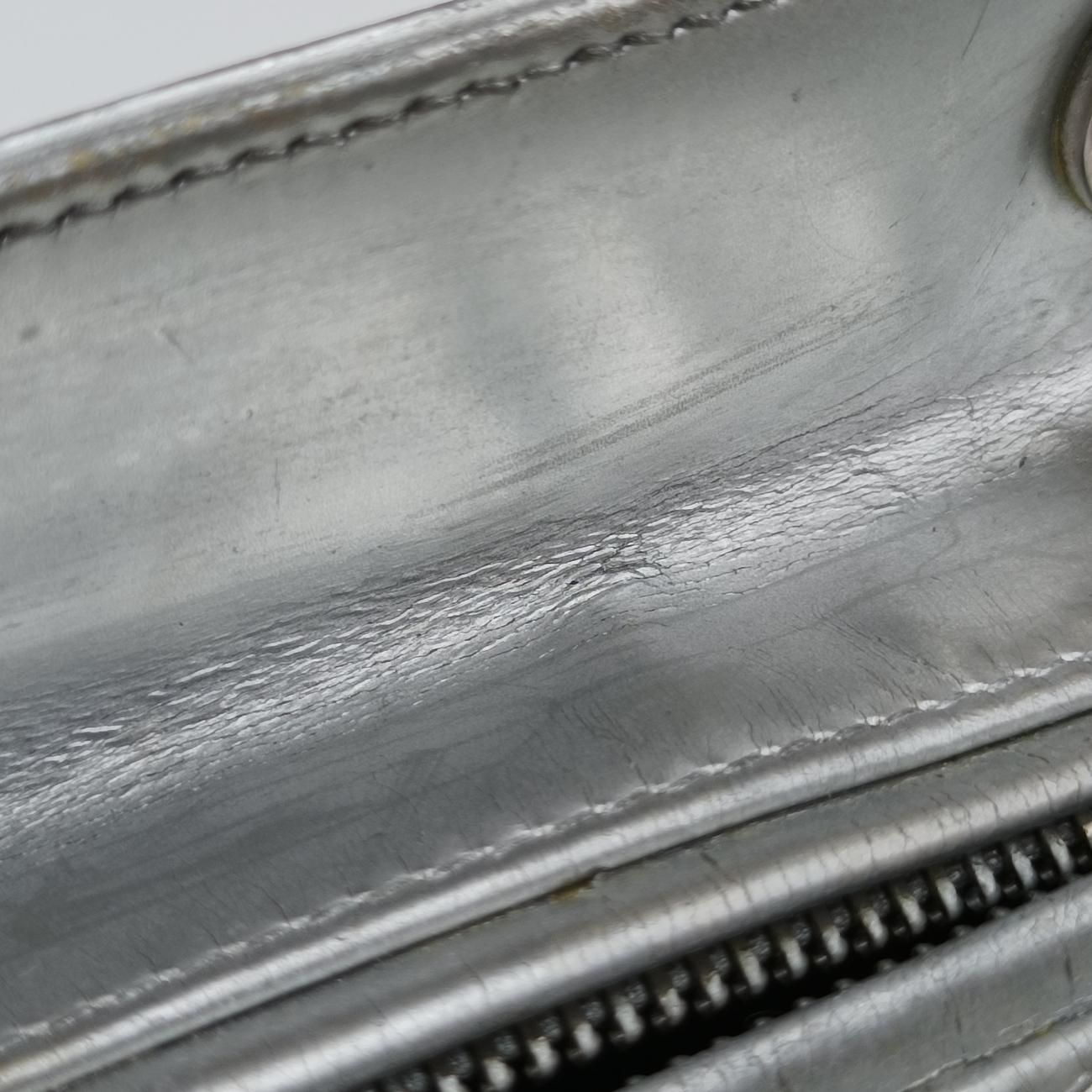 Lady DiorSilverLeather21-MA-0173レディディオールシルバーレザー21-MA-0173