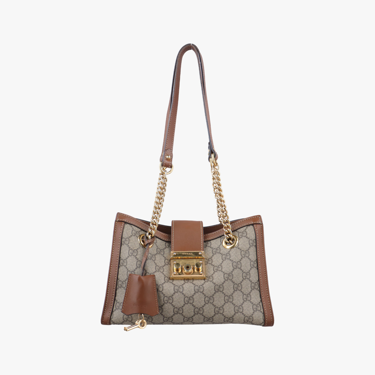 PadlockBrownPVC coated canvas498156I023592633パドロックブラウンPVCコーティングキャンバス498156I023592633