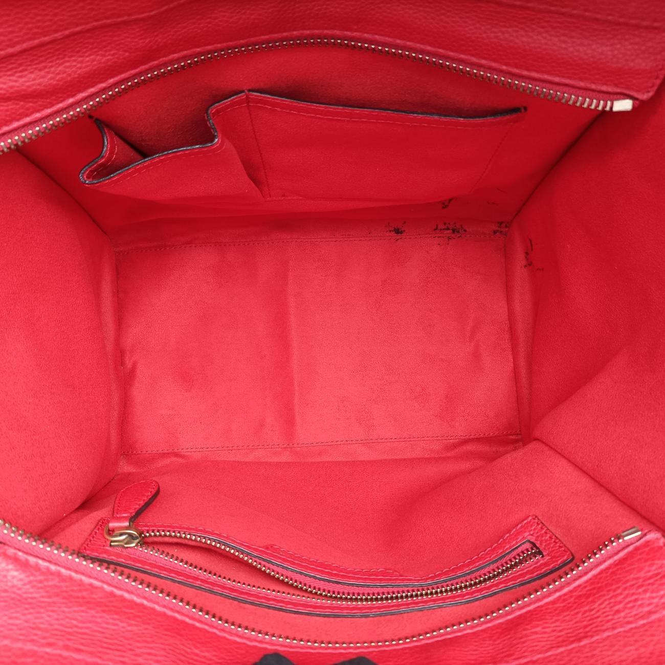 Luggage Mini ShopperRedLeatherLot number unknownラゲージミニショッパーレッドレザー製番不明
