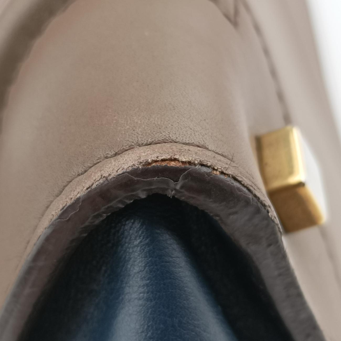Luggage Mini Shopperbrown x blue x khakiLeatherW-AT-0172 W-MM-0172ラゲージミニショッパーブラウンｘブルーｘカーキレザーW-AT-0172 W-MM-0172