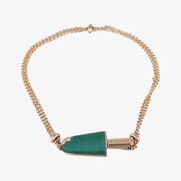Gelati Malachite DiamondGreen×goldenAU750354744NWT7PPマラカイト ジェラーティ ダイヤモンドグリーン×ゴールドAU750354744NWT7PP