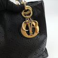 Lady DiorBlackLeather05-MA-0028レディディオールブラックレザー05-MA-0028