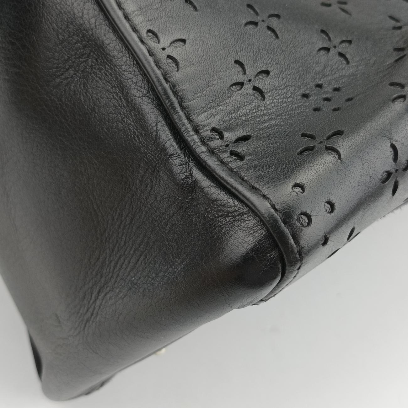 Lady DiorBlackLeather05-MA-0028レディディオールブラックレザー05-MA-0028