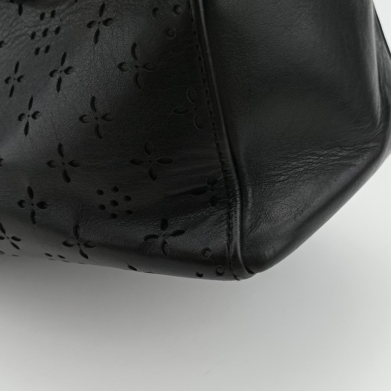 Lady DiorBlackLeather05-MA-0028レディディオールブラックレザー05-MA-0028