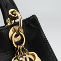 Lady DiorBlackLeather05-MA-0028レディディオールブラックレザー05-MA-0028