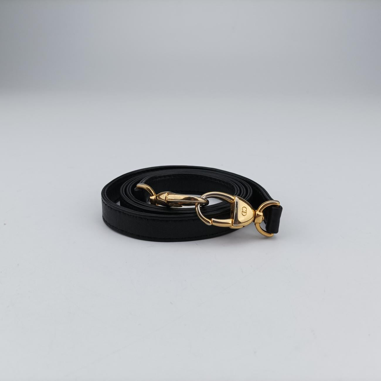Lady DiorBlackLeather05-MA-0028レディディオールブラックレザー05-MA-0028
