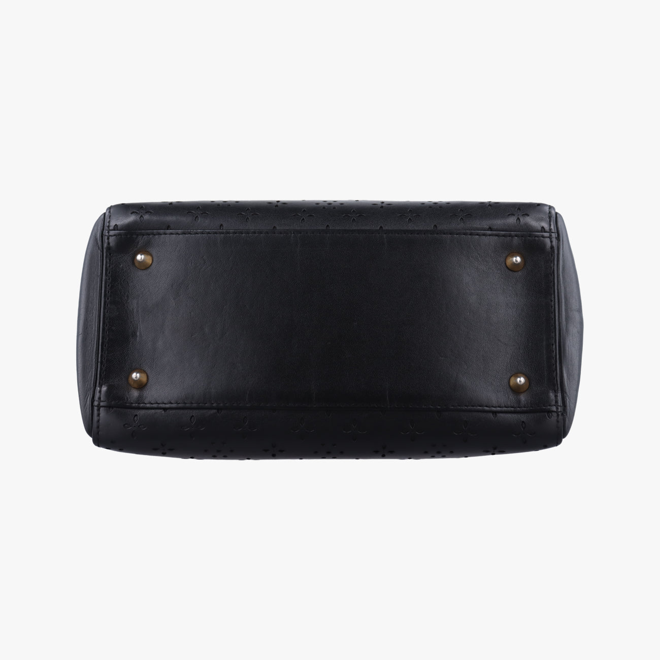 Lady DiorBlackLeather05-MA-0028レディディオールブラックレザー05-MA-0028