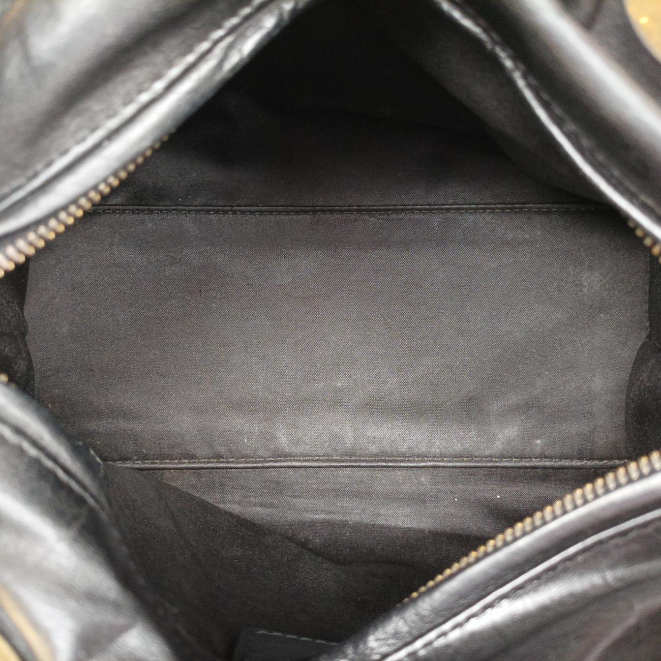 Lady DiorBlackLeather05-MA-0028レディディオールブラックレザー05-MA-0028
