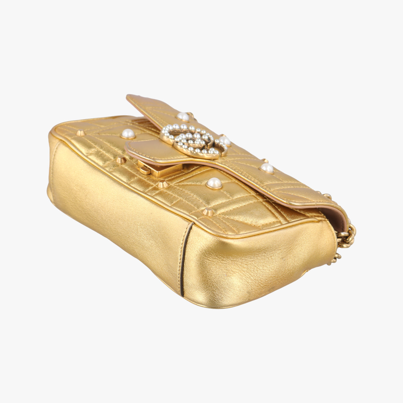 GG MarmontGoldenLeather446744E021433215GGマーモントゴールドレザー446744E021433215
