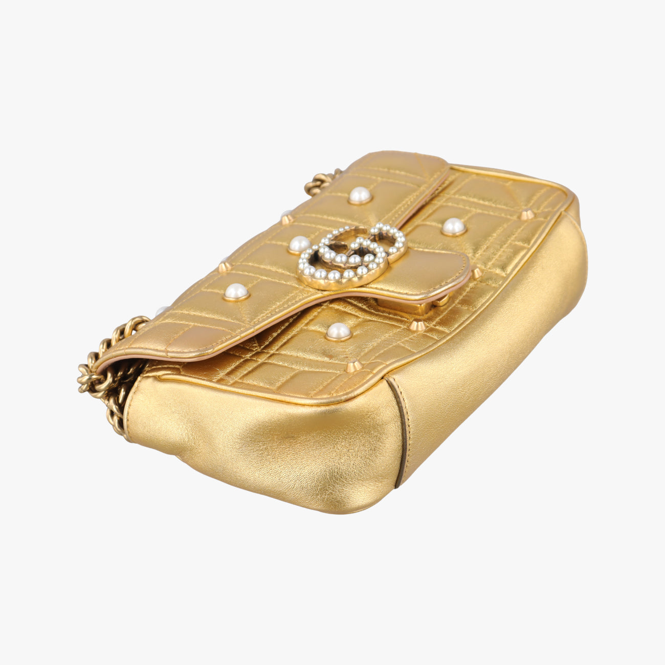 GG MarmontGoldenLeather446744E021433215GGマーモントゴールドレザー446744E021433215