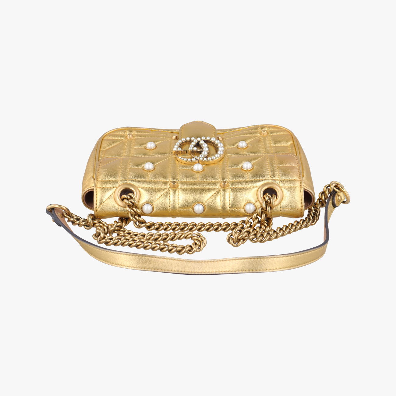 GG MarmontGoldenLeather446744E021433215GGマーモントゴールドレザー446744E021433215