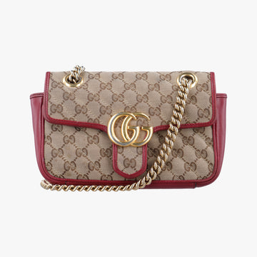 GG MarmontMulticolourfabric×Leather446744C031275737GGマーモントマルチカラーファブリック×レザー446744C031275737