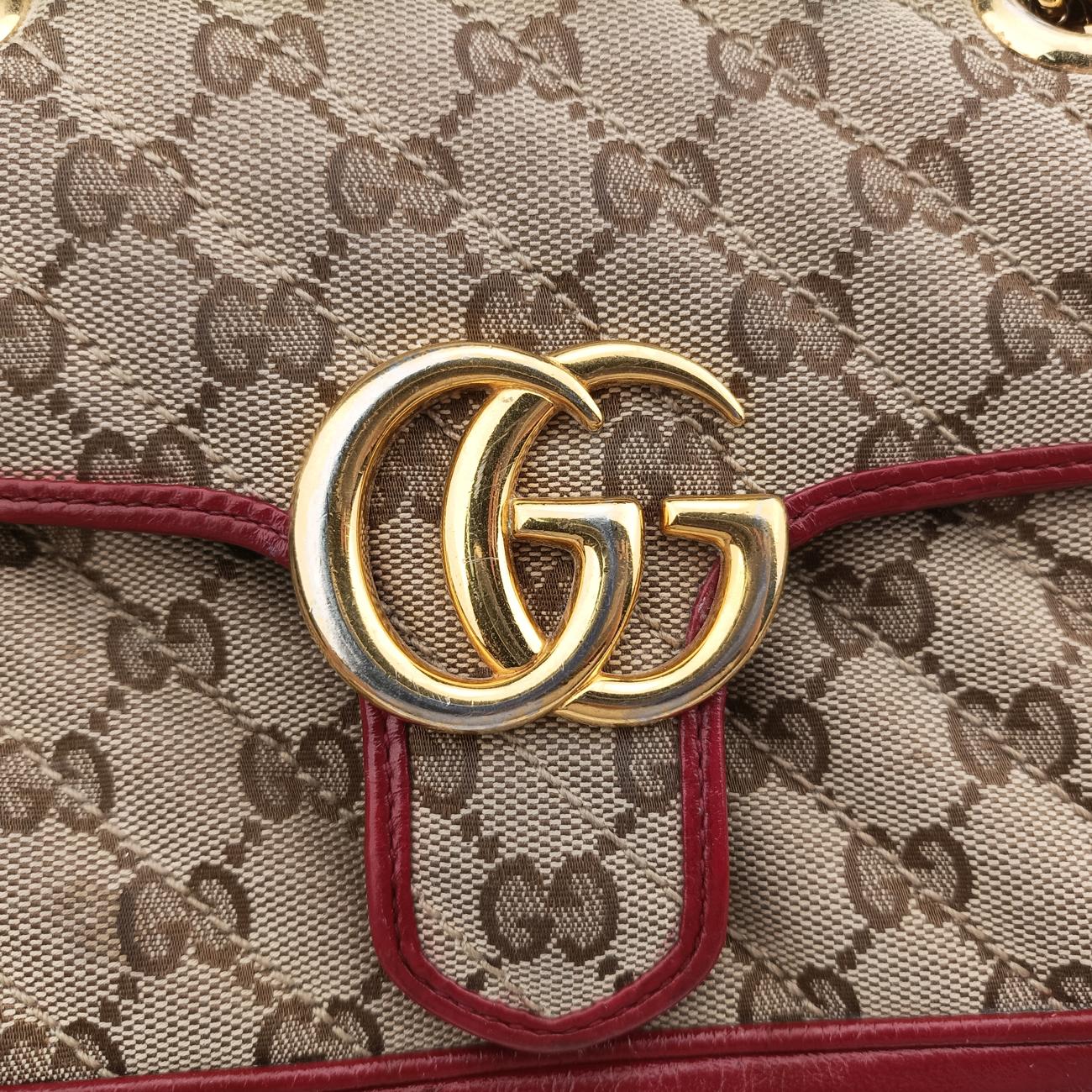 GG MarmontMulticolourfabric×Leather446744C031275737GGマーモントマルチカラーファブリック×レザー446744C031275737